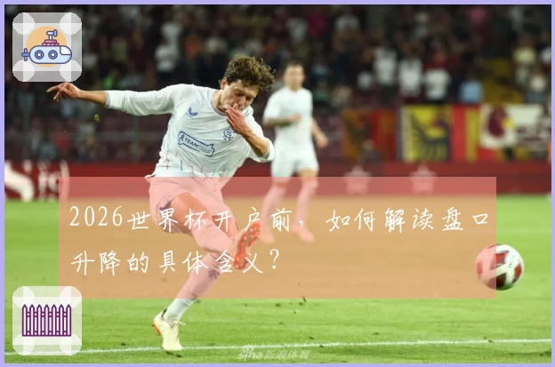 2026世界杯开户前，如何解读盘口升降的具体含义？