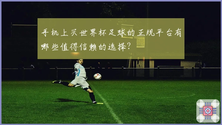 手机上买世界杯足球的正规平台有哪些值得信赖的选择？