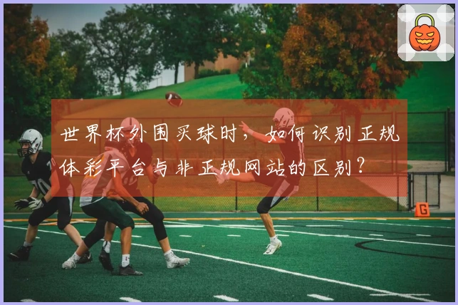 世界杯外围买球时,如何识别正规体彩平台与非正规网站的区别?